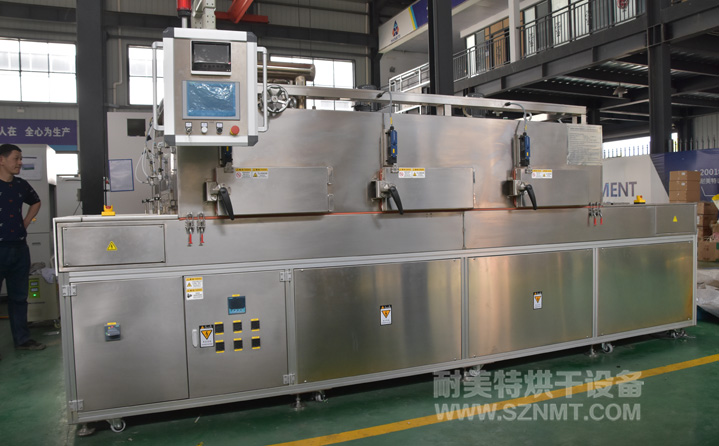 汽車零部件行業硅橡膠連續混動固化爐